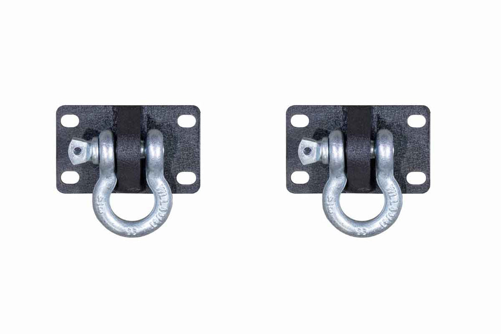 Fishbone Offroad Barracuda D-ring Mount Set For 2007 & Up Jeep Wrangler & 2020-Current Jeep Gladiator FB22344