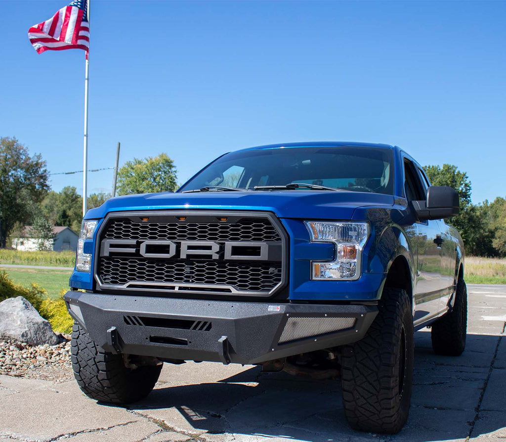 Fishbone Offroad Pelican Front Winch Bumper for 2015-2017 Ford F-150 FB22365