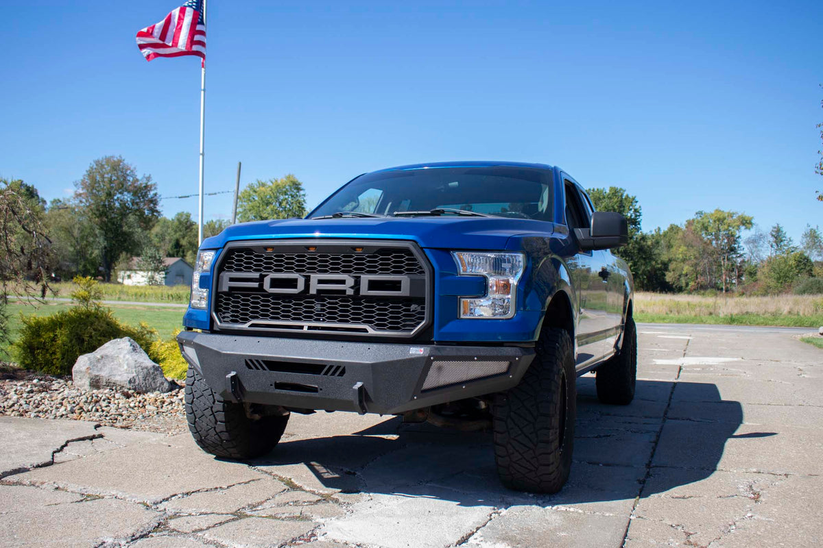 Fishbone Offroad Pelican Front Winch Bumper for 2015-2017 Ford F-150 FB22365