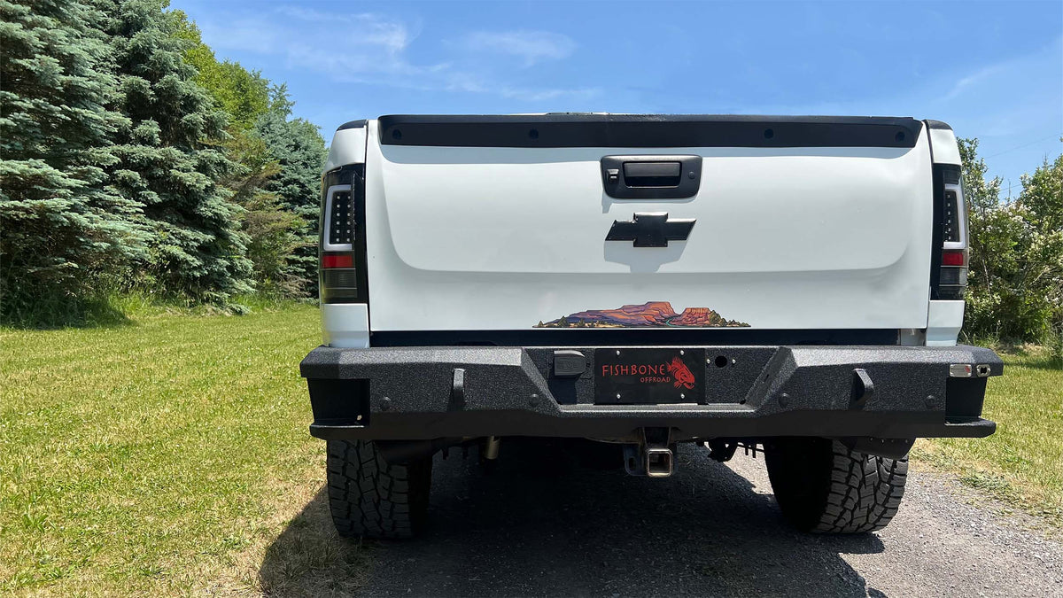 Fishbone Offroad Rear Bumper 2007-2013 Chevy Silverado FB22367