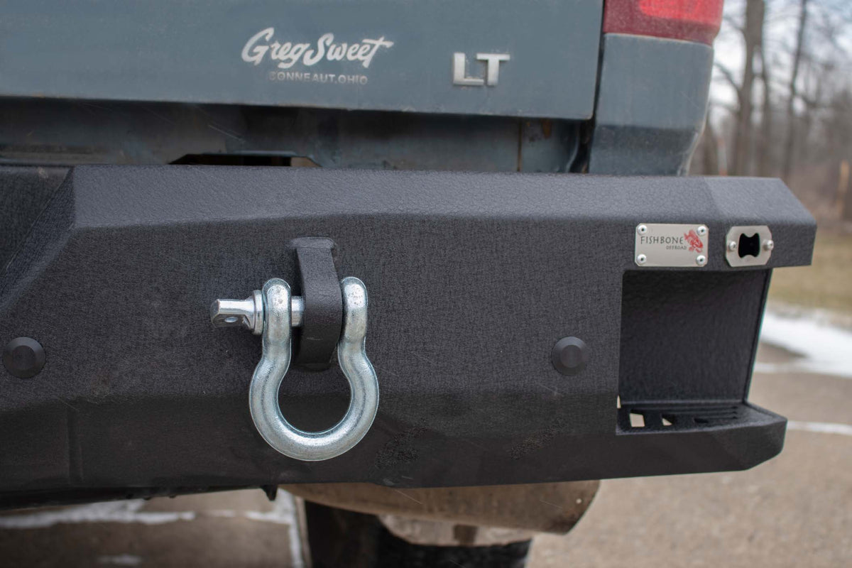 Fishbone Offroad Rear Bumper 2007-2013 Chevy Silverado FB22367