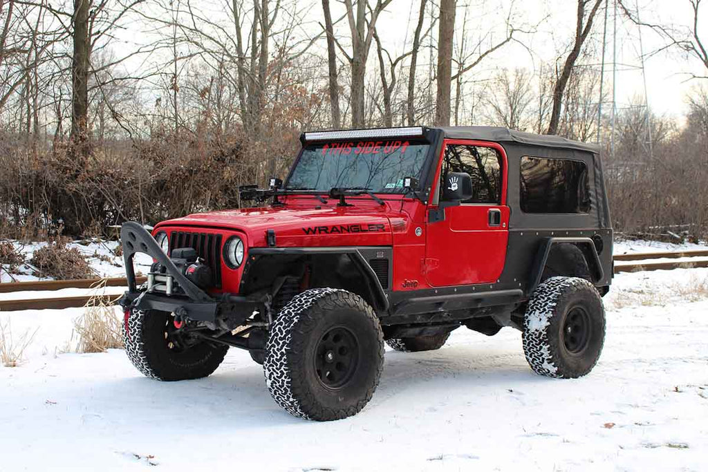 Fishbone Offroad Front Tube Fenders for 1997-2006 Jeep Wrangler FB23029F