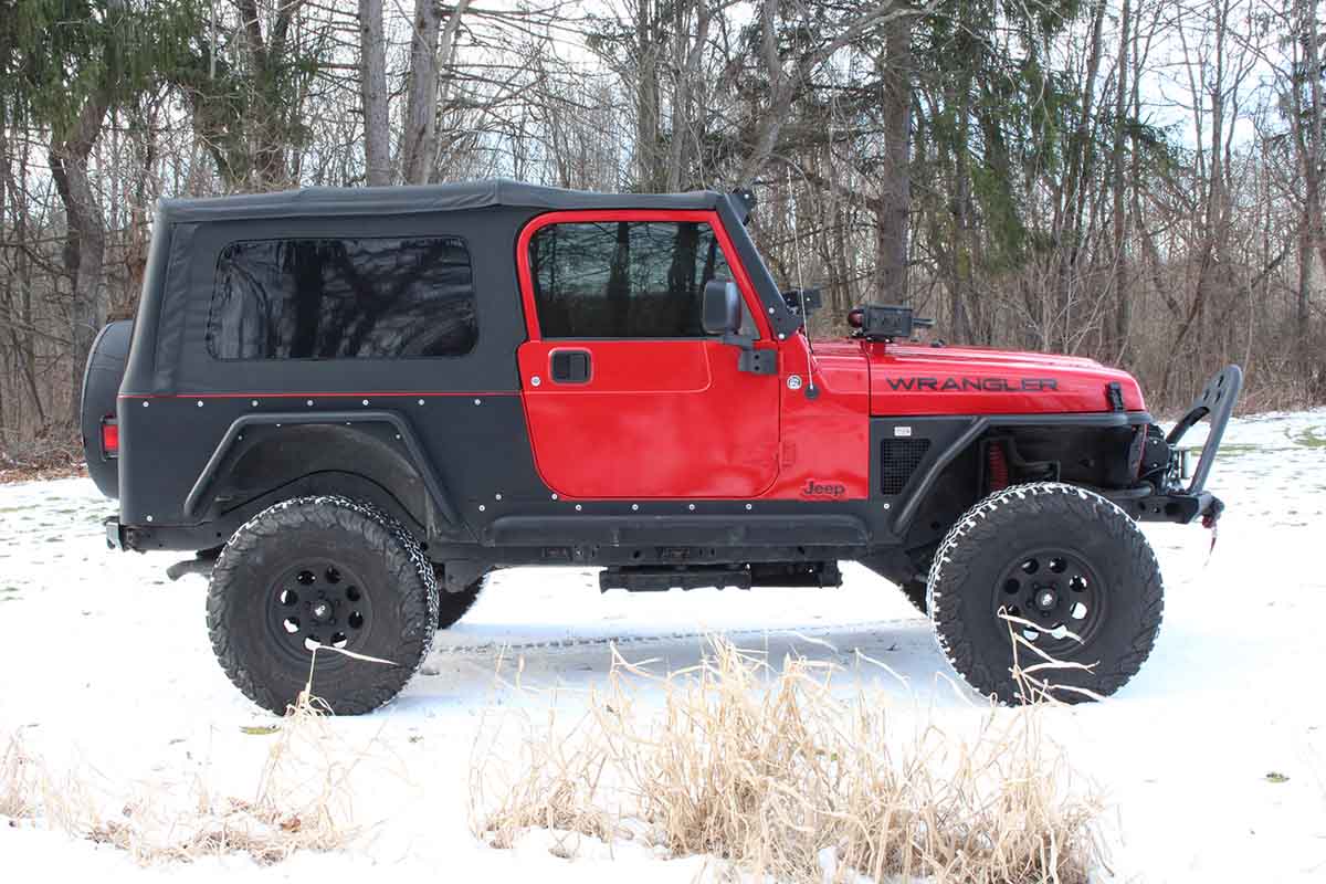 Fishbone Offroad Front Tube Fenders for 1997-2006 Jeep Wrangler FB23029F