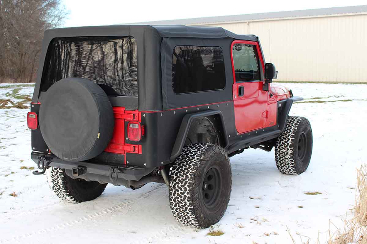 Fishbone Offroad Rear Tube Fender Set for 1997-2006 Jeep Wrangler FB23029R