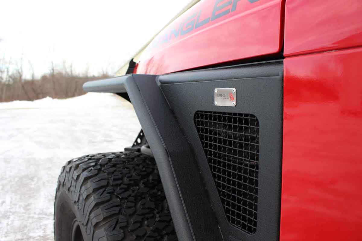 Fishbone Offroad Front Tube Fenders for 1997-2006 Jeep Wrangler FB23029F