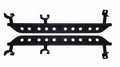 Fishbone Offroad Step Sliders 2018-2027 Jeep Wrangler JLU FB23083