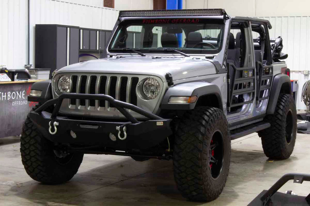 Fishbone Offroad Step Sliders 2018-2027 Jeep Wrangler JLU FB23083