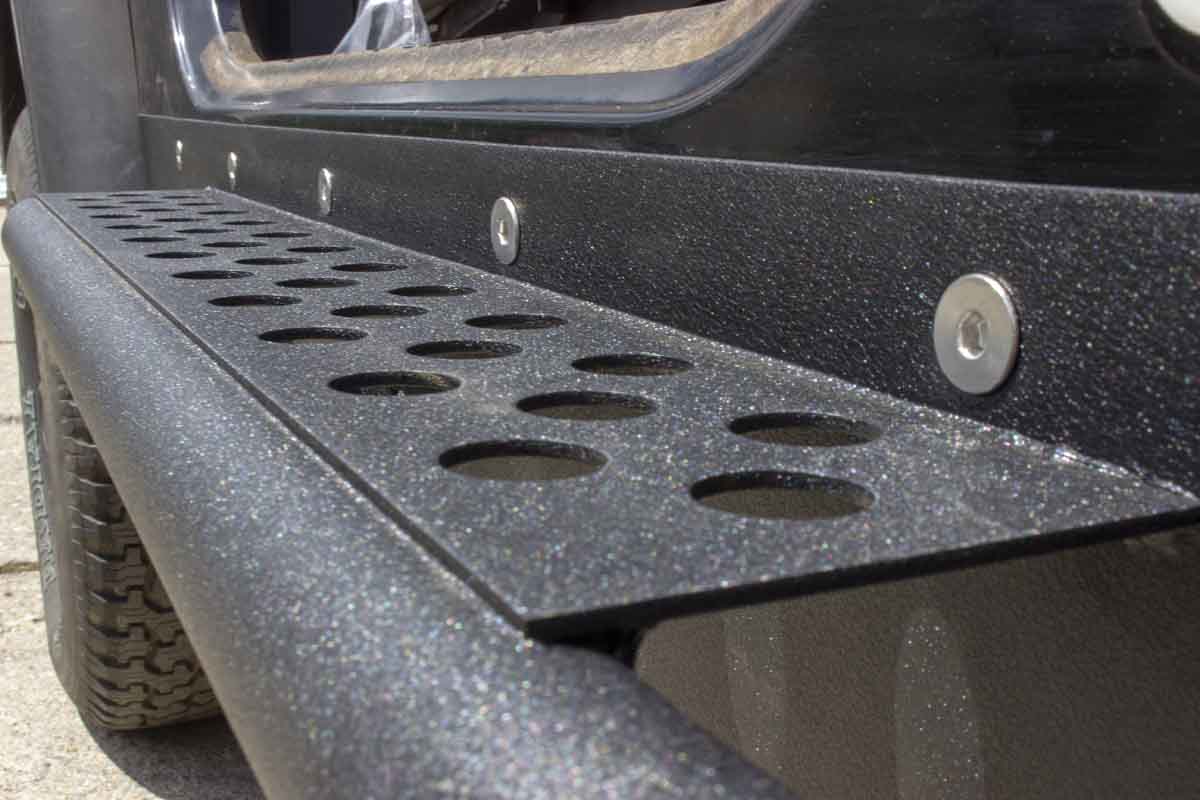 Fishbone Offroad Rock Slider with Tube Step for 1987-1995 Jeep Wrangler FB23115
