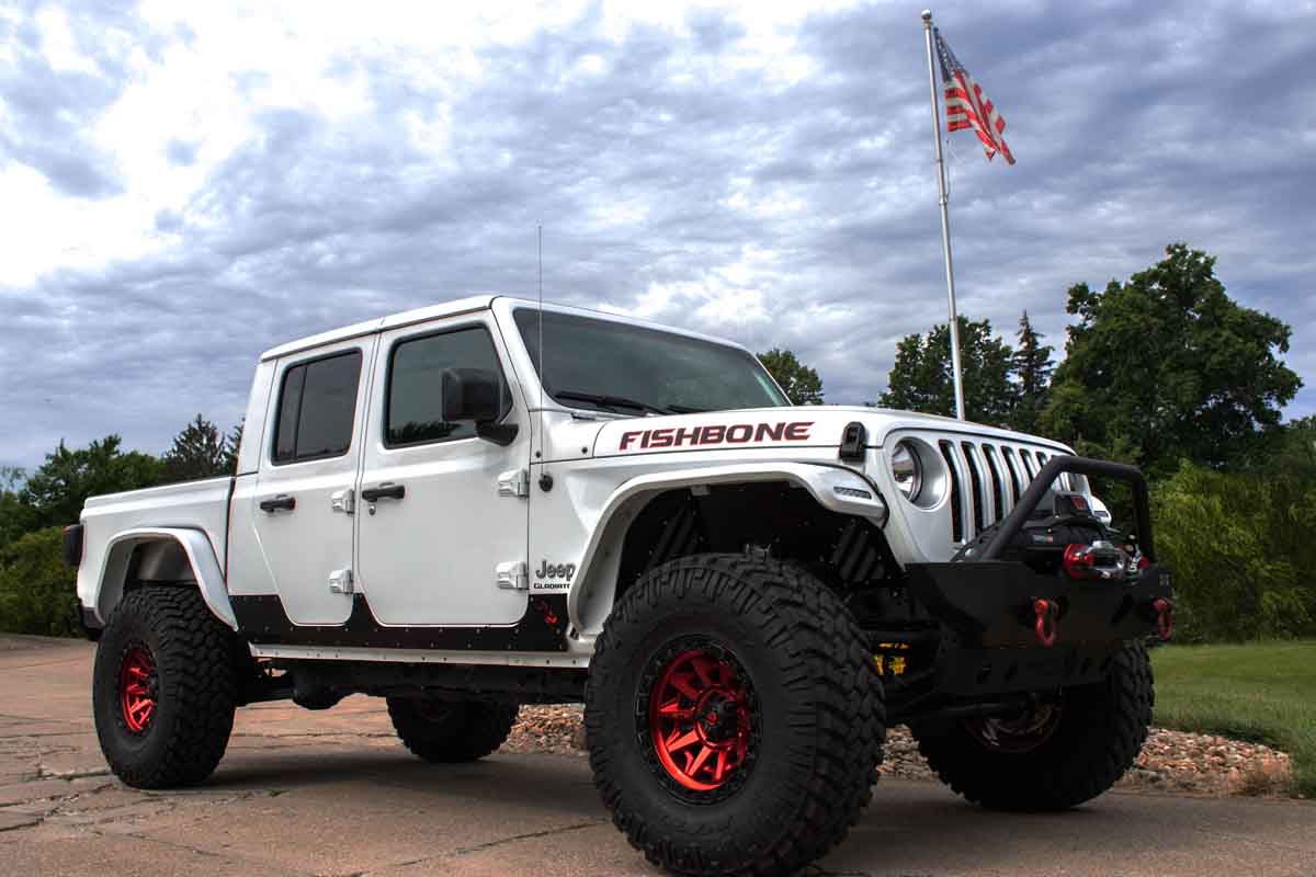 Fishbone Offroad Scale Armor For 2020 & Up Jeep Gladiator FB23190