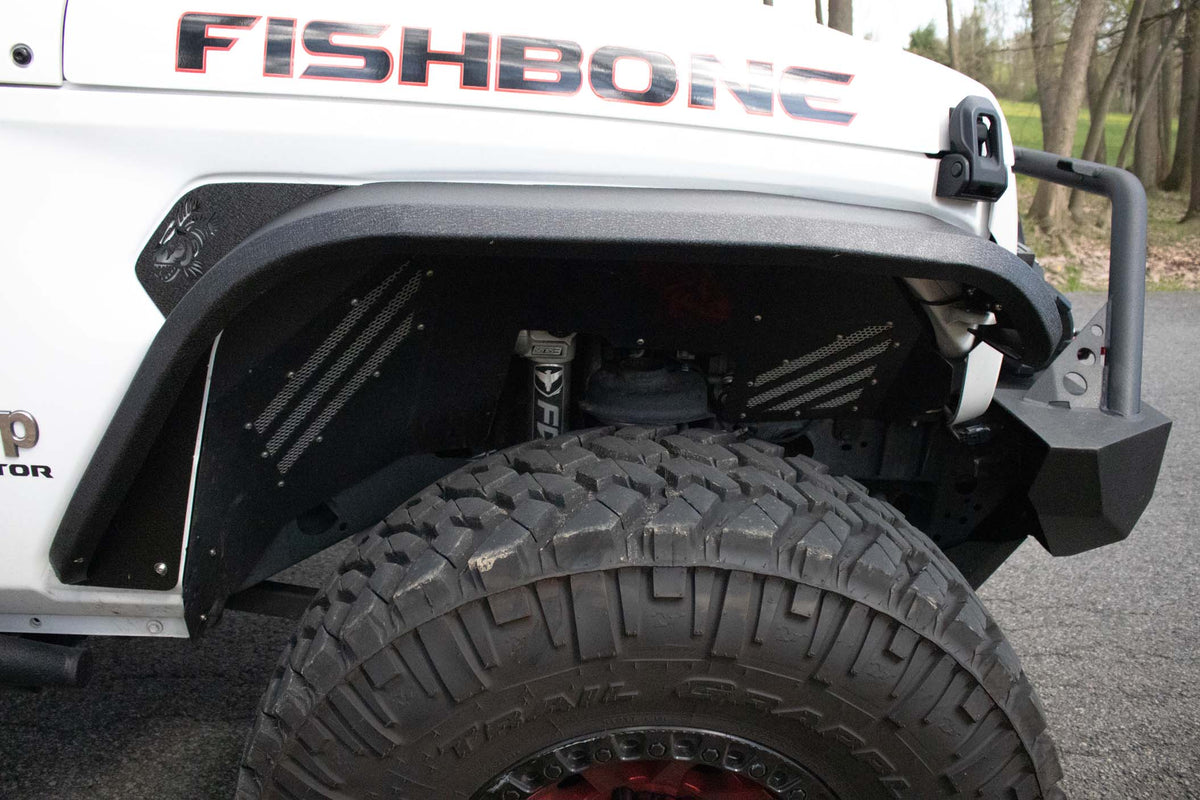 Fishbone Offroad Front Steel Elite Fenders for 2018-Current Jeep Wrangler & 2020-Current Jeep Gladiator FB23454F