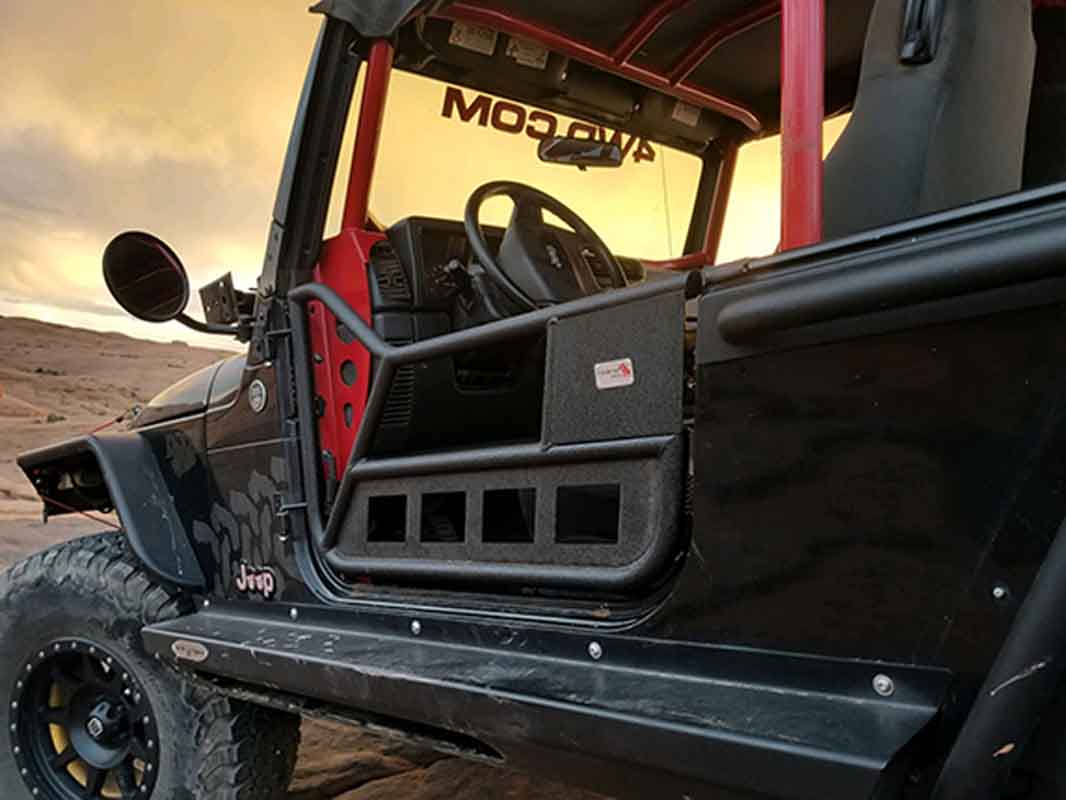 Fishbone Offroad Front Tube Doors for 1997-2006 Jeep Wrangler FB24077