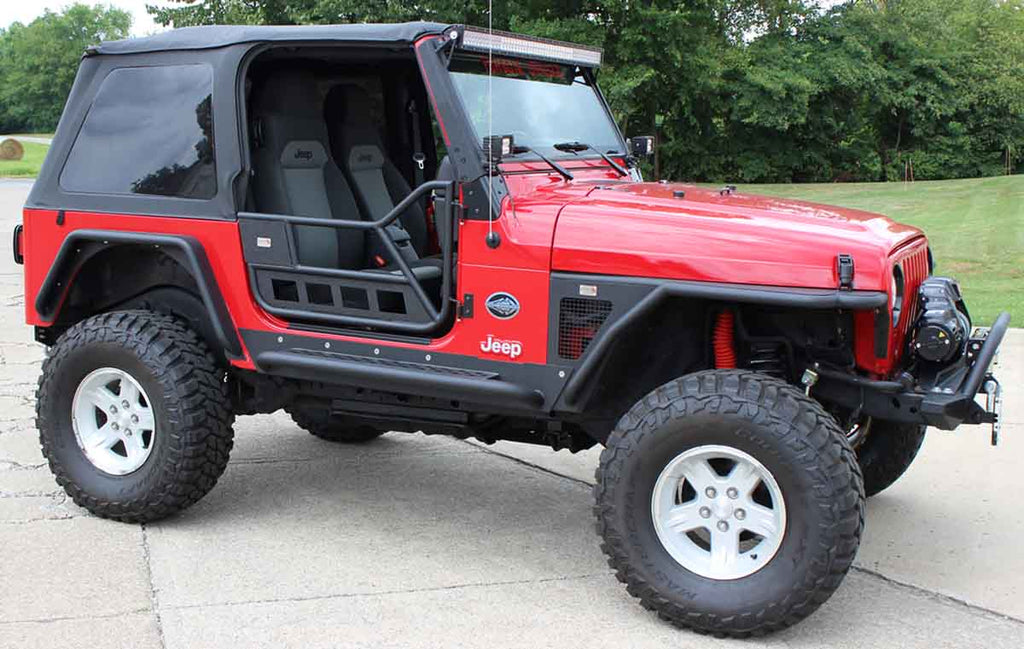 Fishbone Offroad Front Tube Doors for 1997-2006 Jeep Wrangler FB24077