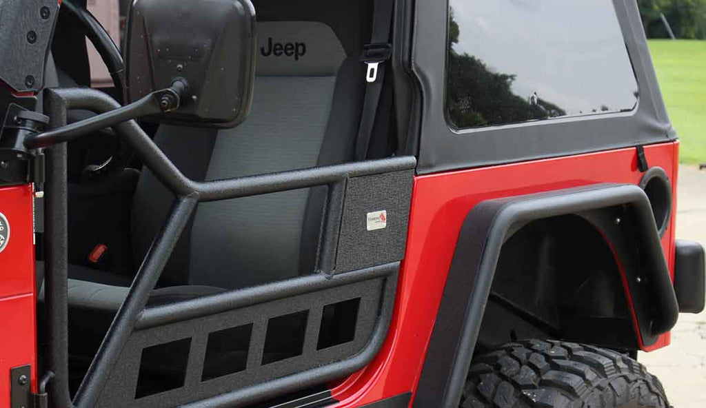 Fishbone Offroad Front Tube Doors for 1997-2006 Jeep Wrangler FB24077