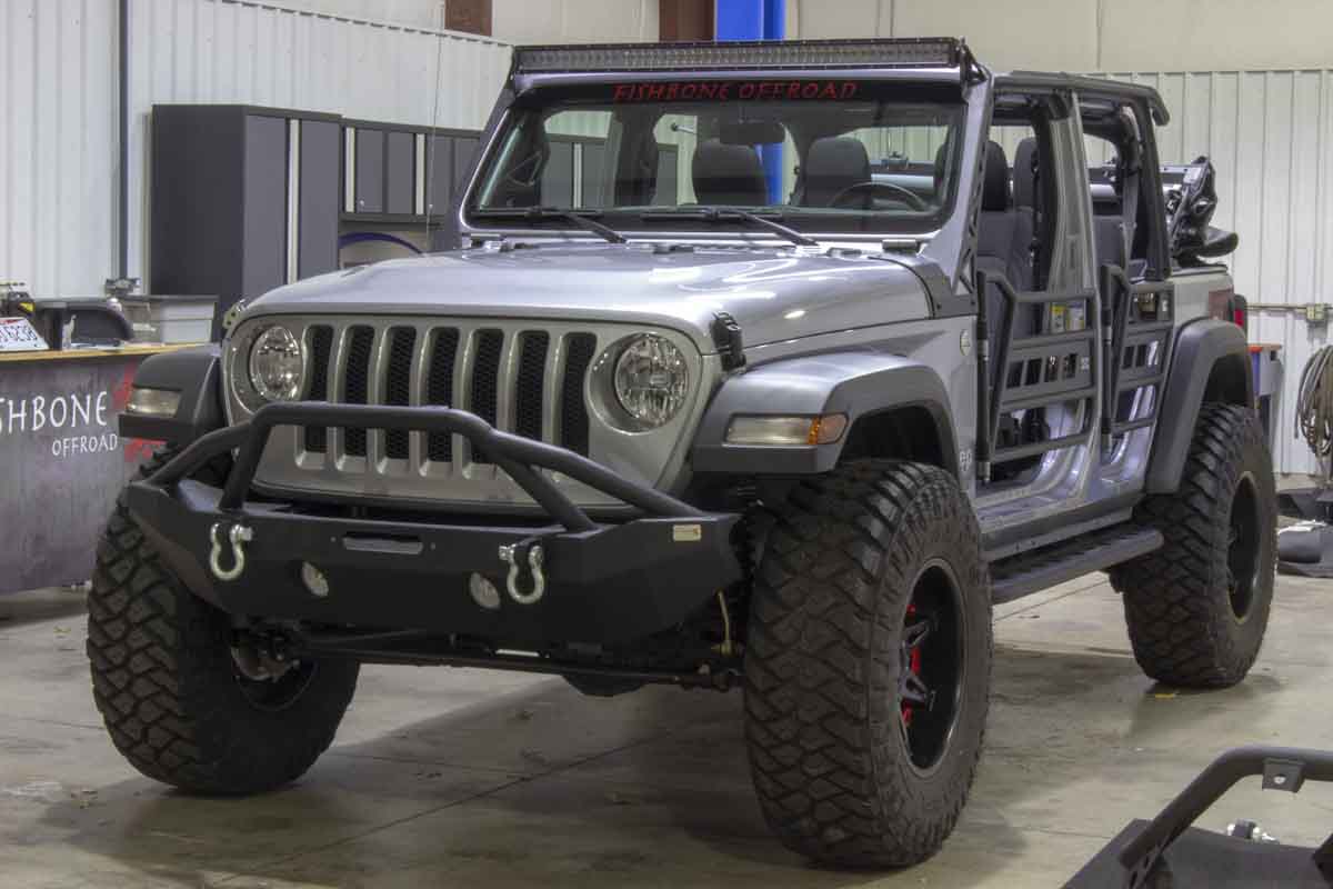 Fishbone Offroad Front and Rear Tube Doors for 2018 & 2025 Jeep Wrangler/Gladiator FB24086