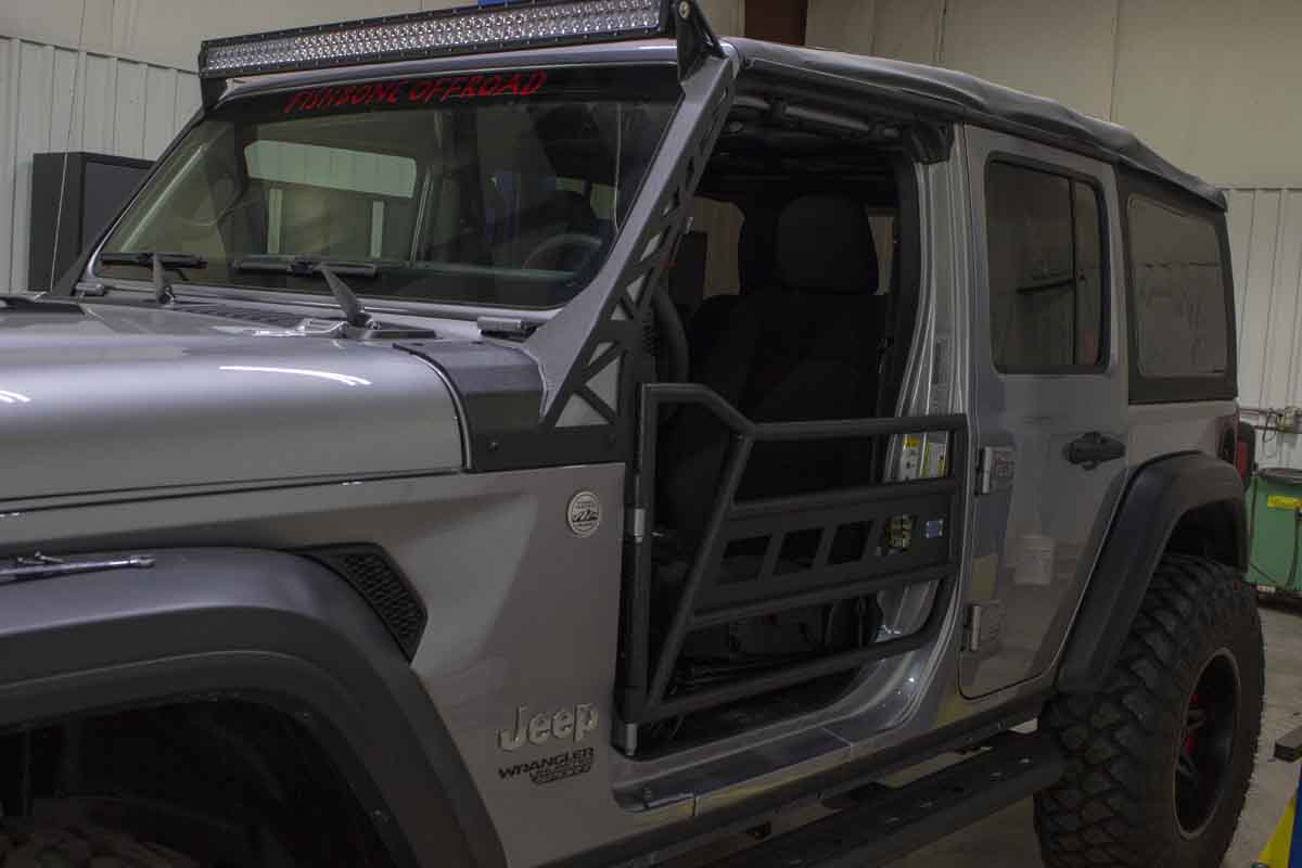 Fishbone Offroad Front and Rear Tube Doors for 2018 & 2025 Jeep Wrangler/Gladiator FB24086