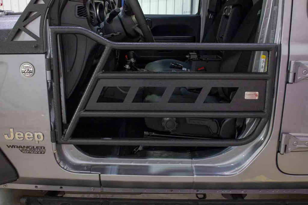 Fishbone Offroad Front and Rear Tube Doors for 2018 & 2025 Jeep Wrangler/Gladiator FB24086