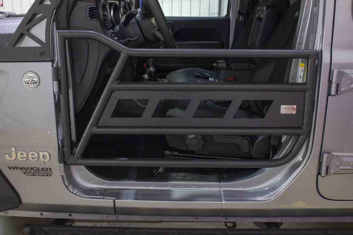 Fishbone Offroad Front and Rear Tube Doors for 2018 & 2025 Jeep Wrangler/Gladiator FB24086