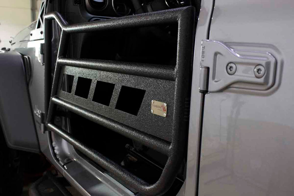 Fishbone Offroad Front and Rear Tube Doors for 2018 & 2025 Jeep Wrangler/Gladiator FB24086
