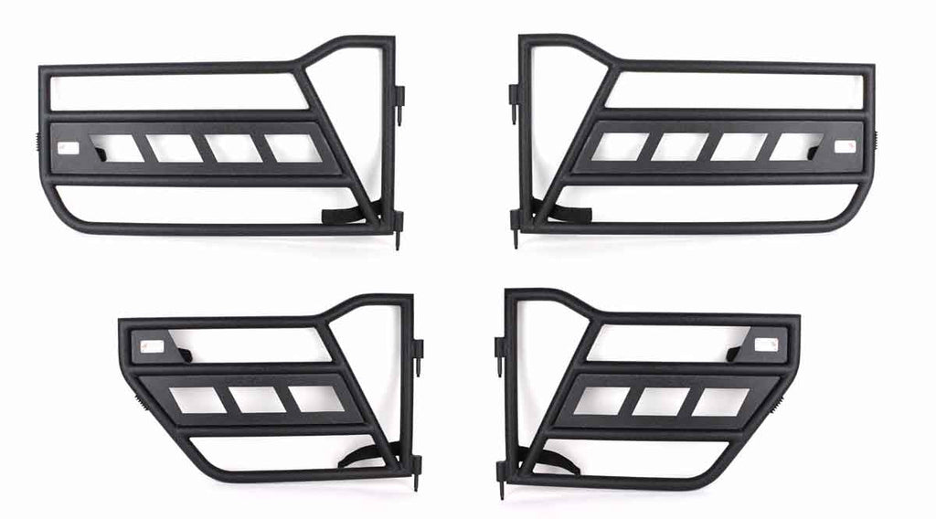 Fishbone Offroad Front and Rear Tube Doors for 2018 & 2025 Jeep Wrangler/Gladiator FB24086