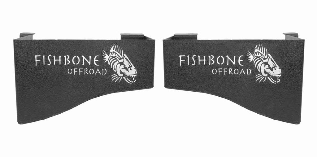Fishbone Offroad Wheel Well Storage Bins for 2007-2018 Jeep Wrangler FB25081