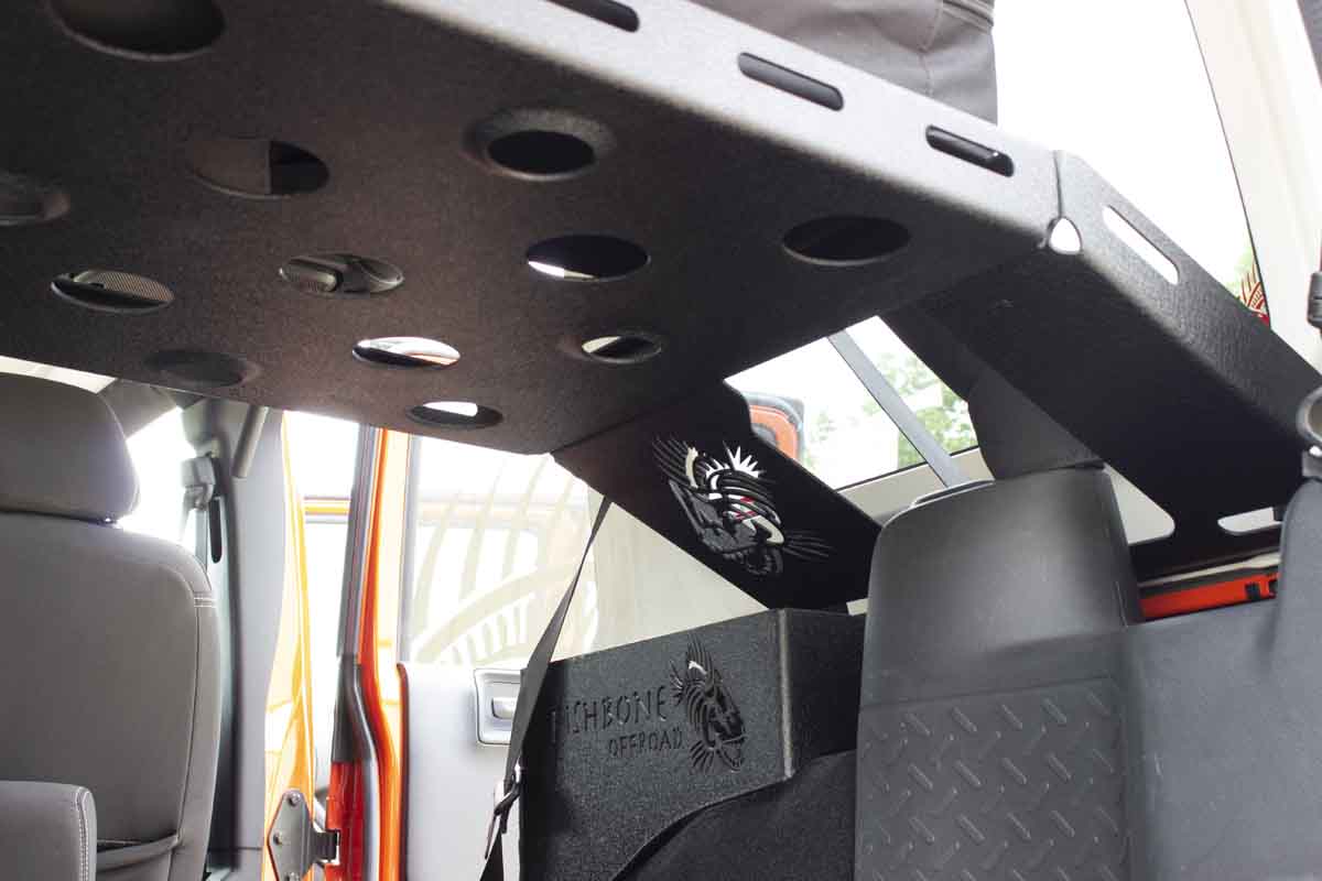 Fishbone Offroad Interior Storage Rack for 2007-2018 Jeep Wrangler FB25116
