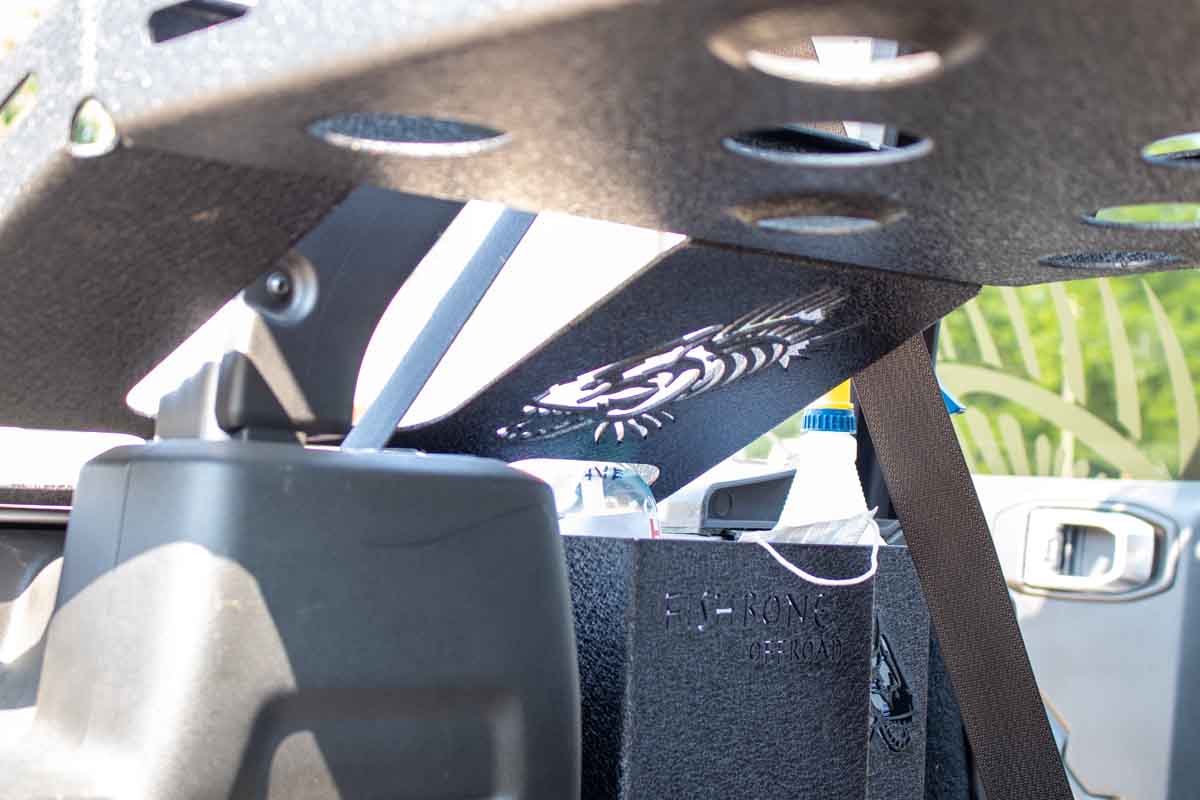 Fishbone Offroad 2018-2023 Jeep Wrangler Unlimited JLU Driver Side Wheel Well Storage Bins FB25215