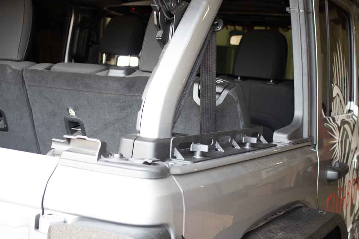 Fishbone Offroad Tub Rail Tie Downs for 2018 & Up Jeep Wrangler Unlimited JLU FB25231