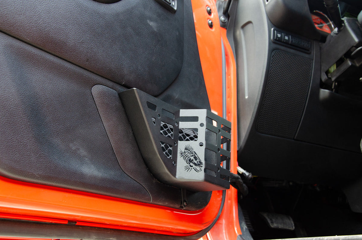 Fishbone Offroad Front Door Pocket MOLLE Panels For 2007-2018 Jeep Wrangler FB25491