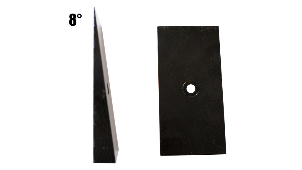 Fishbone Offroad 2.5, 4, 6 & 8 Degree Leaf Spring Shim