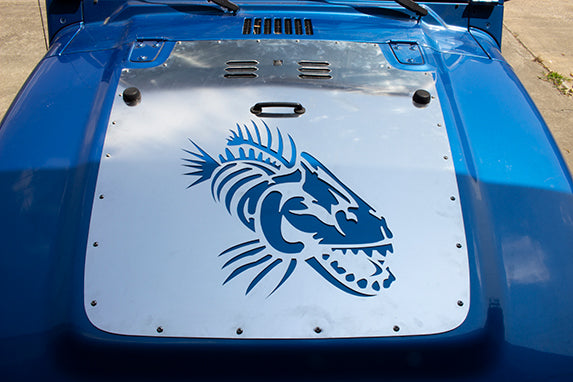 Fishbone Offroad Hood Louver for 1997-2006 Jeep Wrangler FB31132