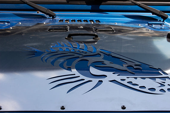 Fishbone Offroad Hood Louver for 1997-2006 Jeep Wrangler FB31132