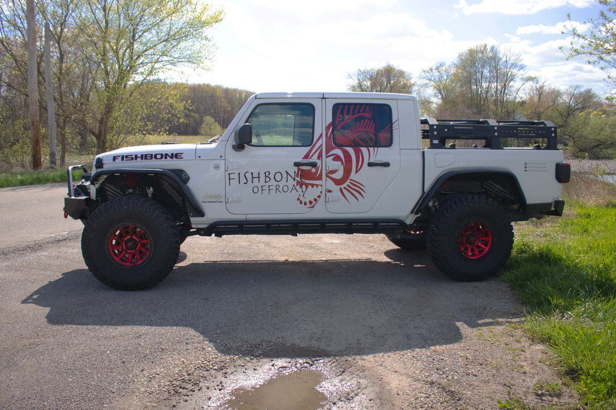 Fishbone Offroad Rear Aluminum Elite Fenders for 2020 & Up Jeep Gladiator FB33145R