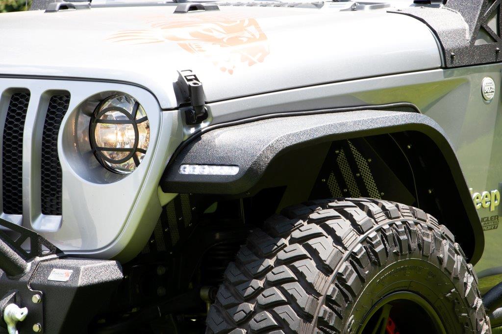 Fishbone Offroad 2018-Current Jeep Wrangler JL, JLU & 2020-Current Jeep JT Gladiator Aluminum Elite Front Fenders FB33455F