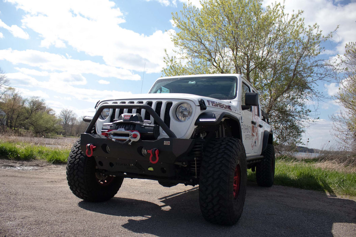 Fishbone Offroad 2018-Current Jeep Wrangler JL, JLU & 2020-Current Jeep JT Gladiator Aluminum Elite Front Fenders FB33455F