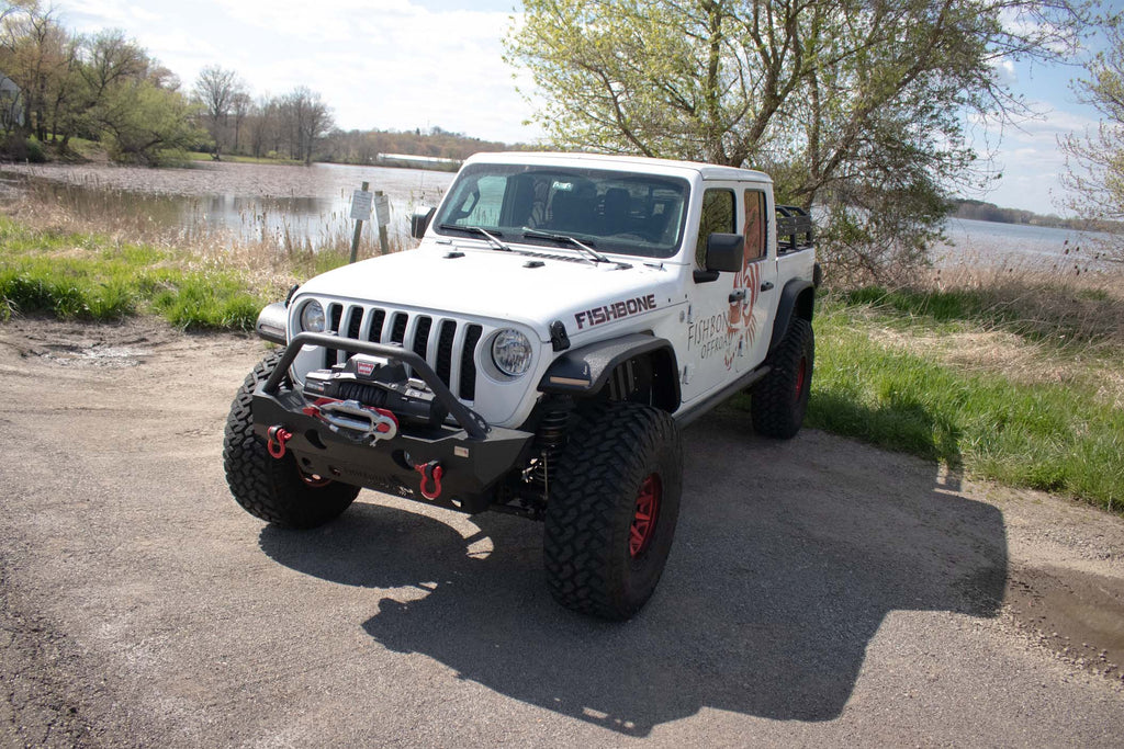Fishbone Offroad 2018-Current Jeep Wrangler JL, JLU & 2020-Current Jeep JT Gladiator Aluminum Elite Front Fenders FB33455F