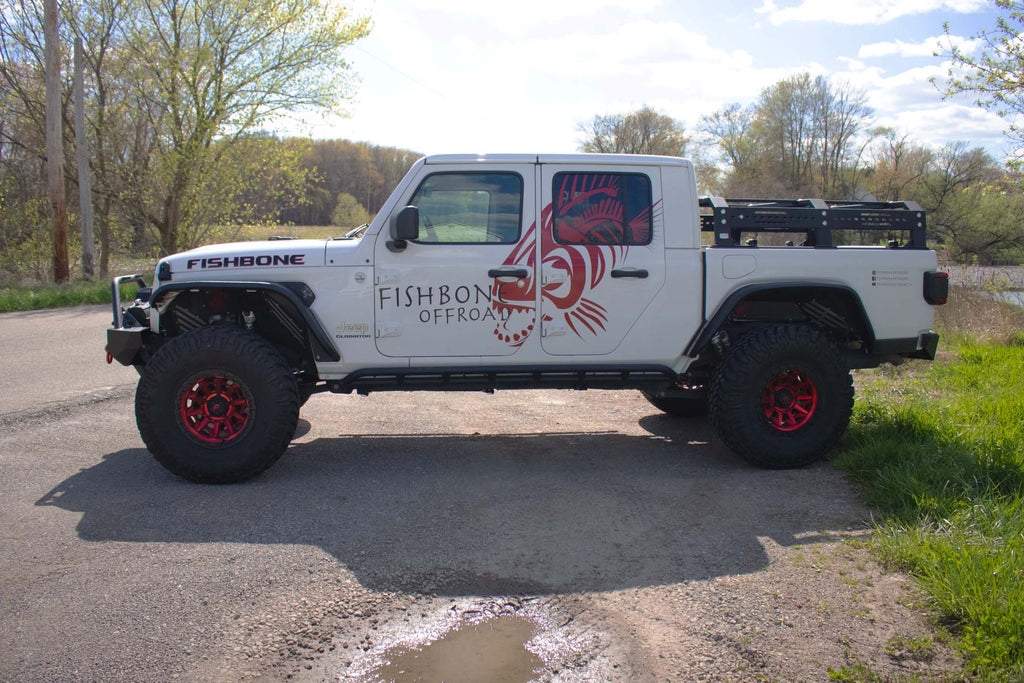 Fishbone Offroad 2018-Current Jeep Wrangler JL, JLU & 2020-Current Jeep JT Gladiator Aluminum Elite Front Fenders FB33455F