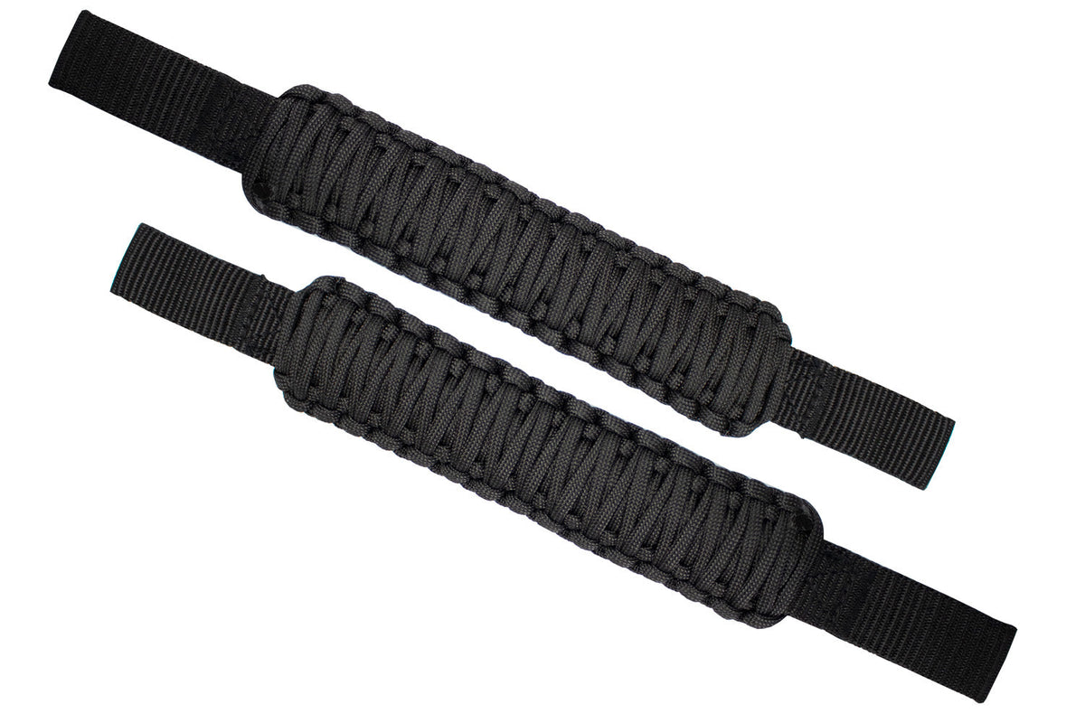 Fishbone Offroad Universal Black Paracord Grab Handles for Head Rest FB55281