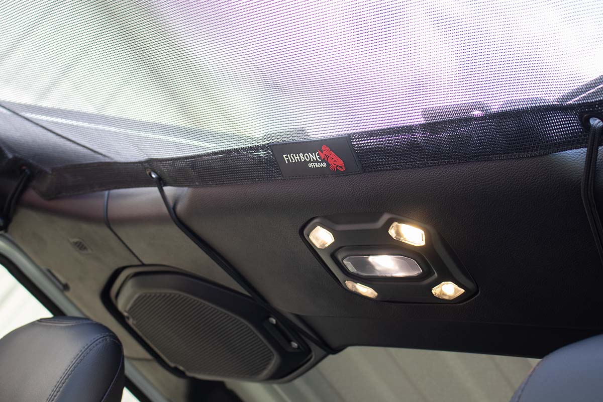 Fishbone Offroad Front Sun Shade for 2018 - 2023 Wrangler JL/2020 & Up Gladiator JT FB51305