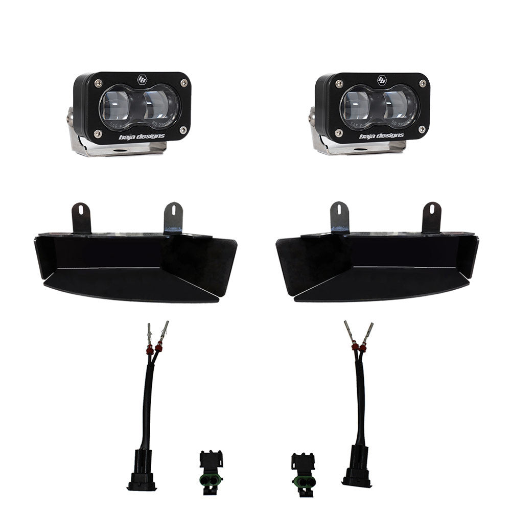 Baja Designs 2019-Current Dodge Ram 2500/3500 S2 SAE Fog Pocket Light Kit (Laramie and Higher Trim)