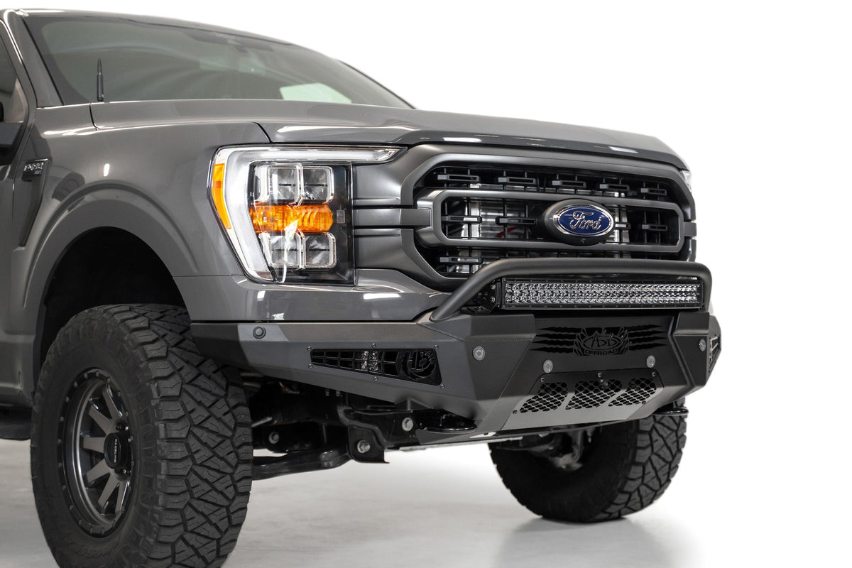 2021-2023 Ford F-150 HoneyBadger Front Bumper w/ Top Hoop
