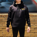 GFB Winter hoodie with logo printed on the front