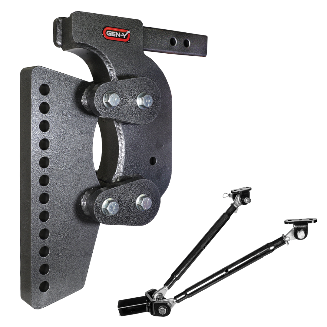 GEN-Y THE BOSS Torsion-Flex Weight Distribution Hitch (2"-3" Shank) product photo (model GH-1403)