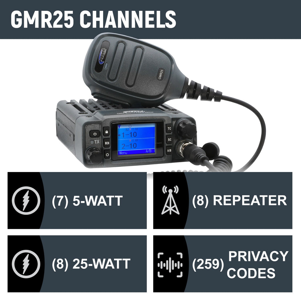 Ford Ranger Two-Way GMRS Mobile Radio Kit