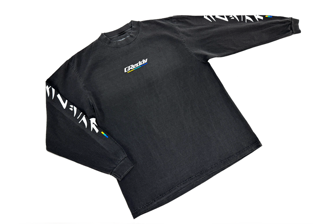GReddy Understripe Boxy Long Sleeve Tee - Shadow