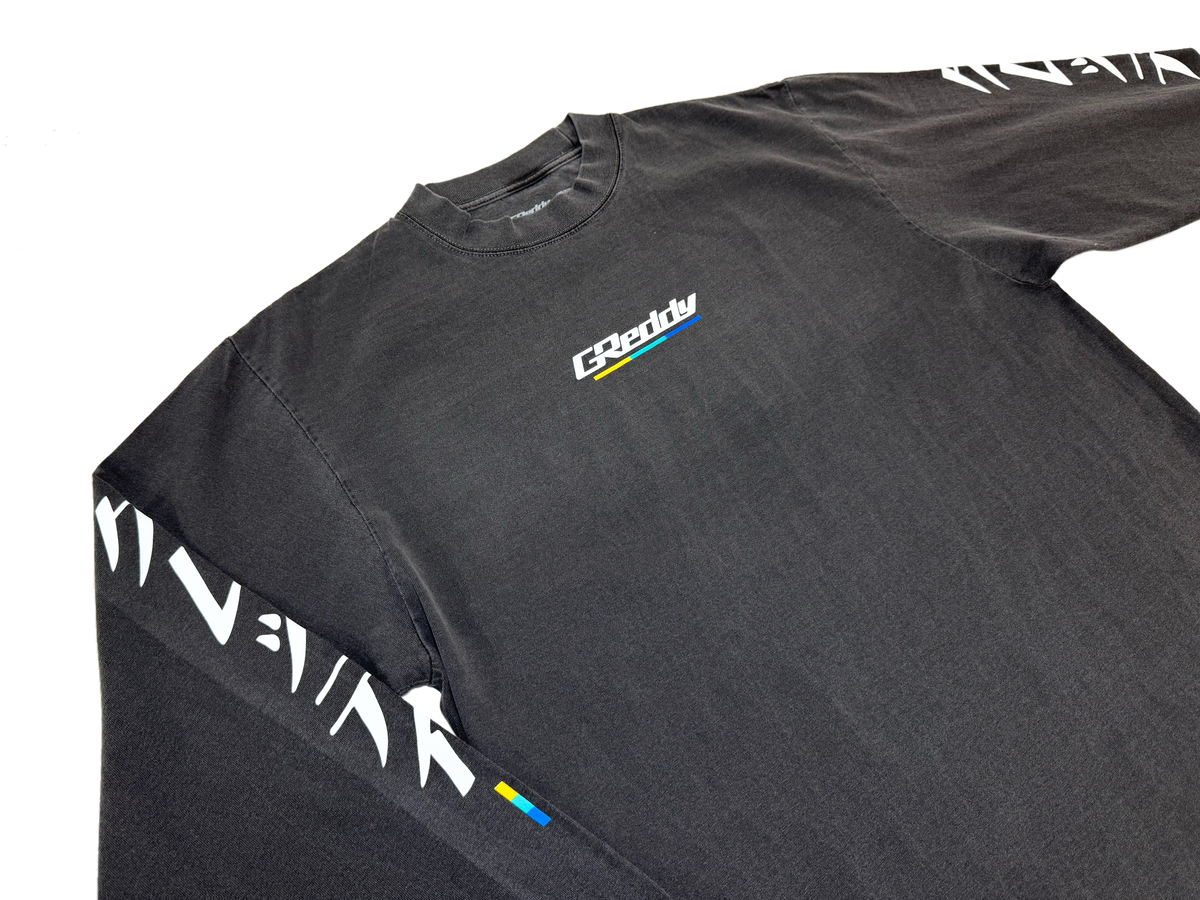 GReddy Understripe Boxy Long Sleeve Tee - Shadow