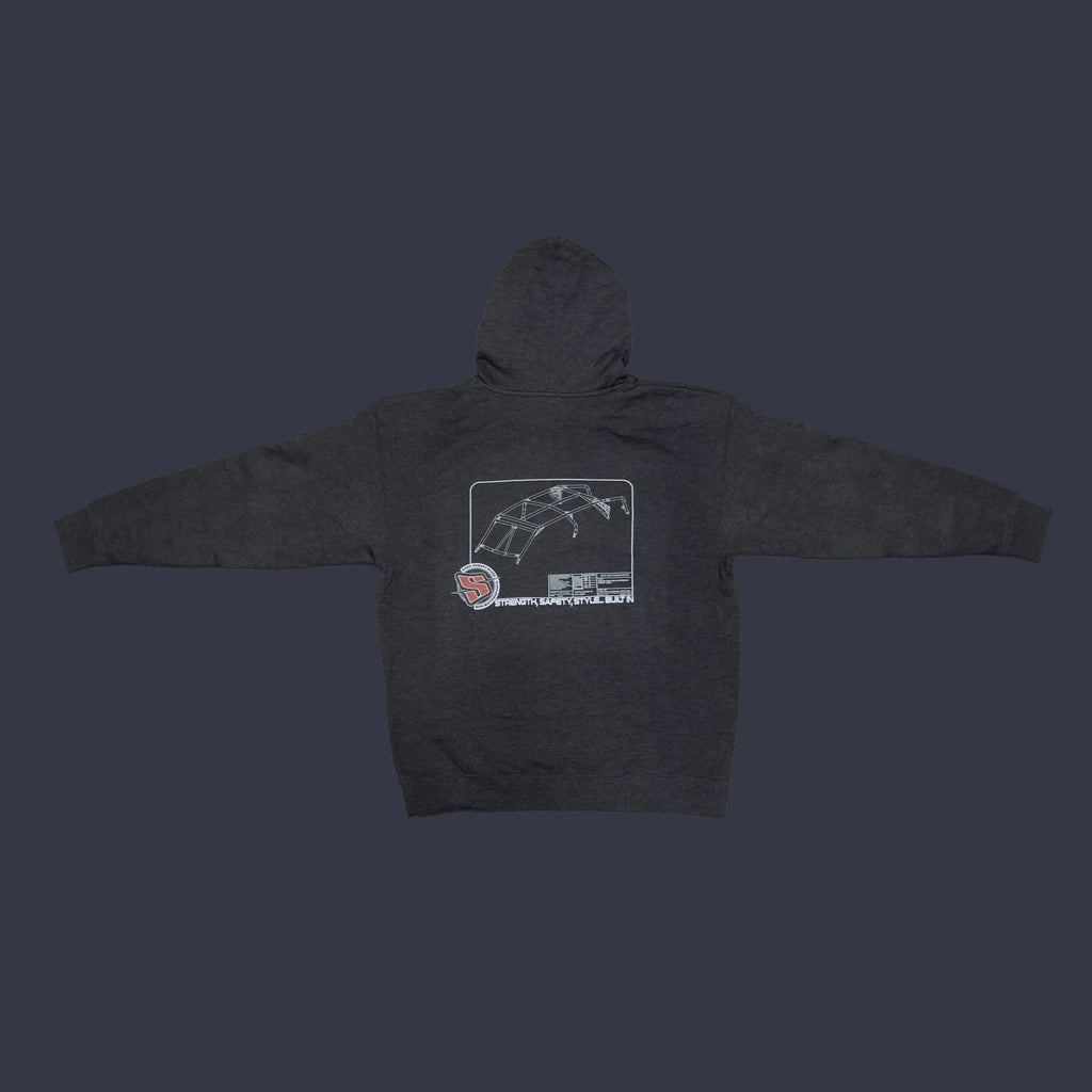 SDR Black Cage Hoodie