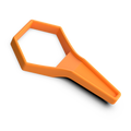 Super Touring Hex Nut Wrench _ Orange
