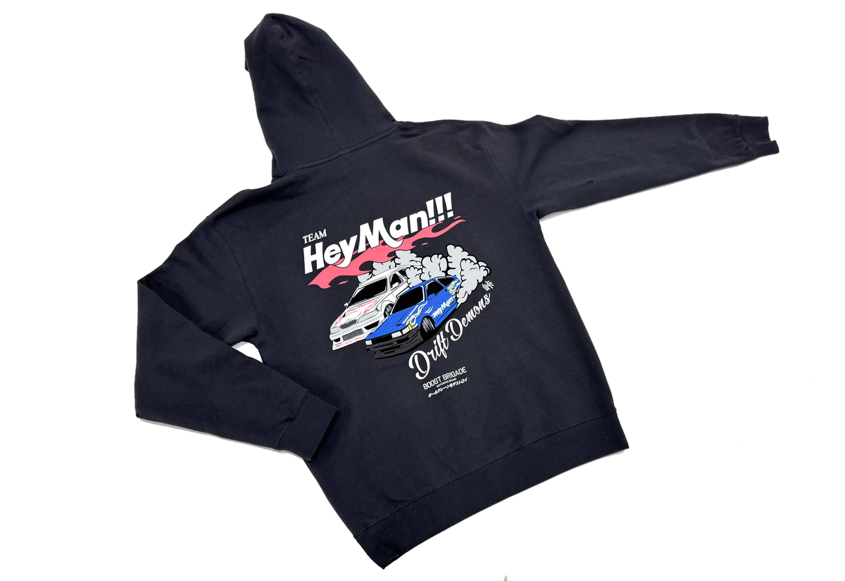 Boost Brigade X HeyMan Pull-over Hoodie - Asphalt