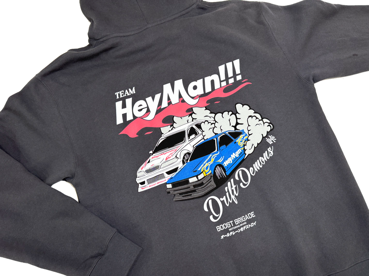 Boost Brigade X HeyMan Pull-over Hoodie - Asphalt