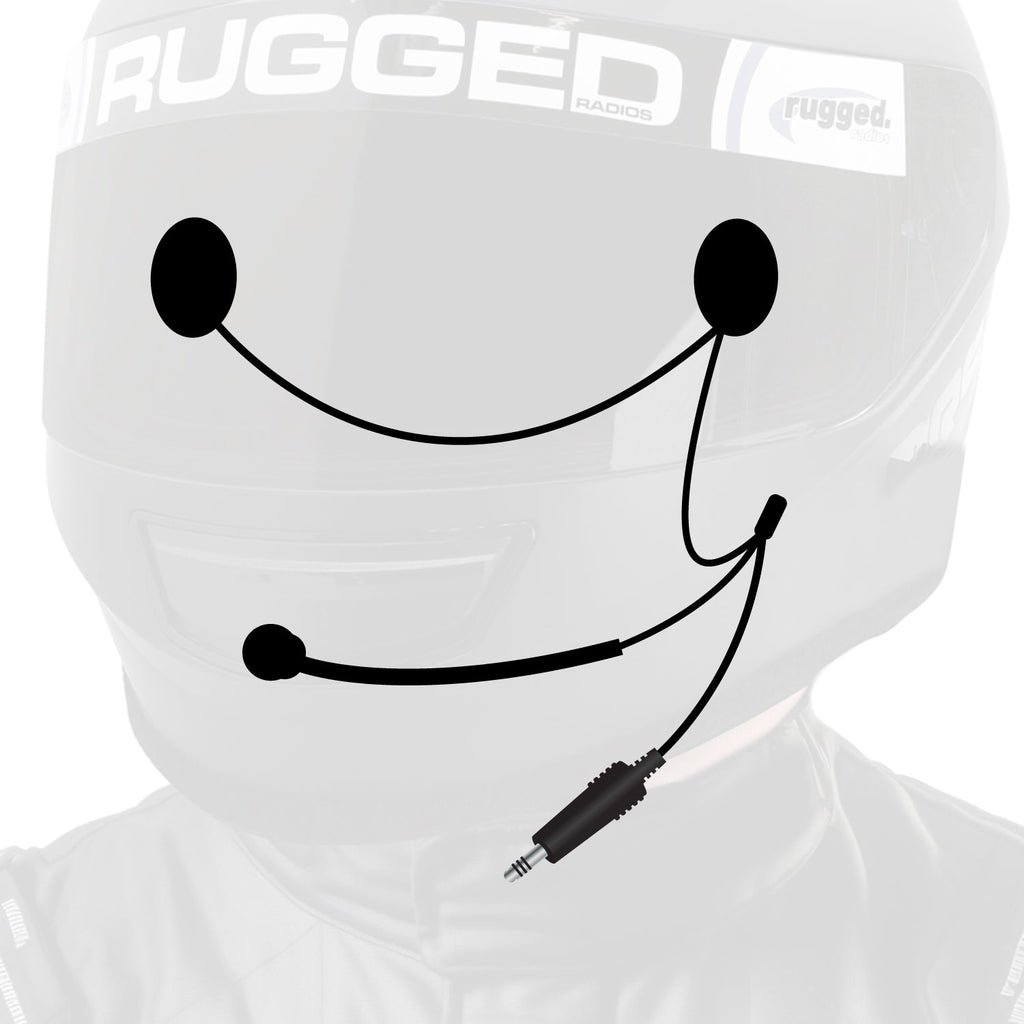 4C IMSA Wired Helmet Kit with Speakers and Mic